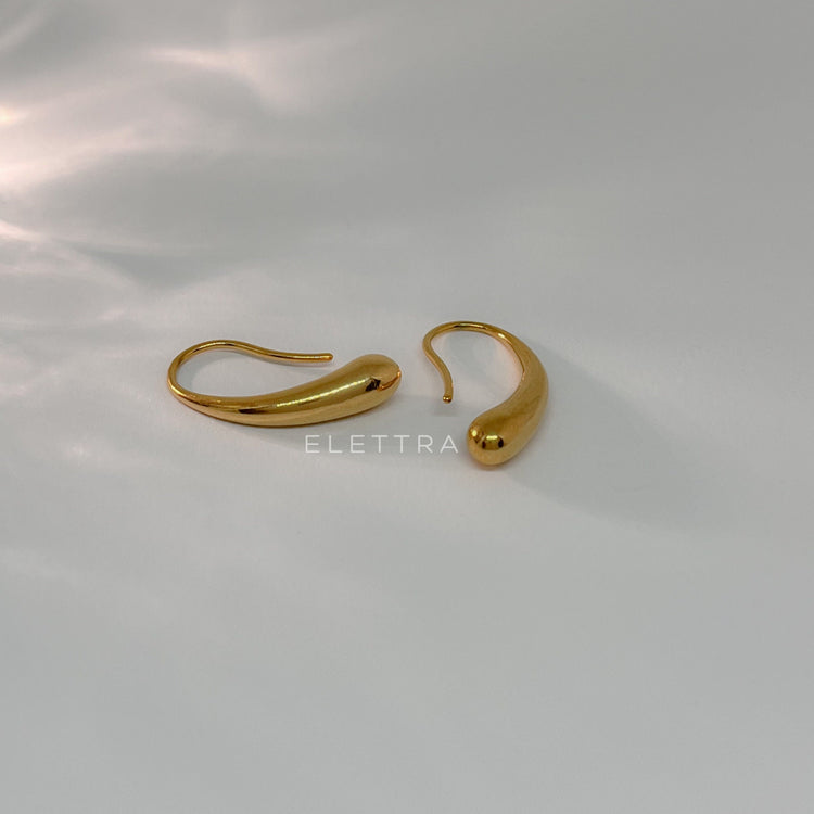 Gold Teardrop Earrings