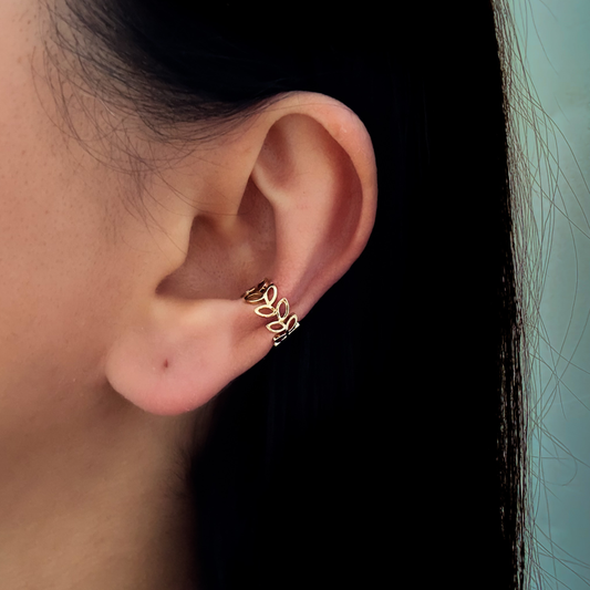 Gold Leaf Ear Cuff