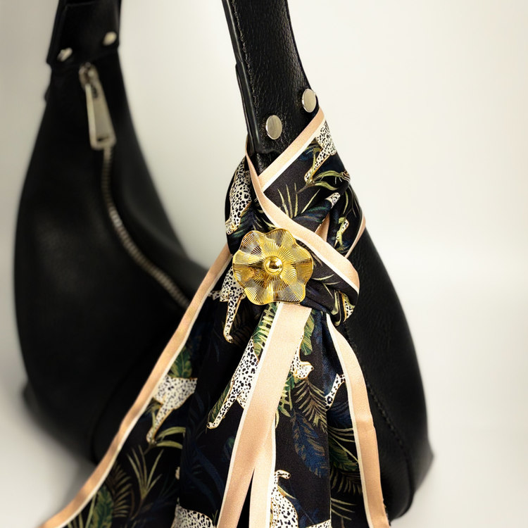 Gold Flower Brooch Pin