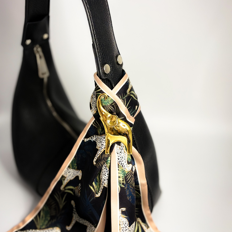 Gold Elephant Brooch Pin