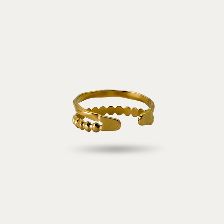 Two Band Gold Stacking Ring