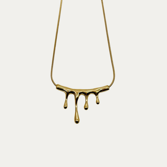 Gold Drip Necklace