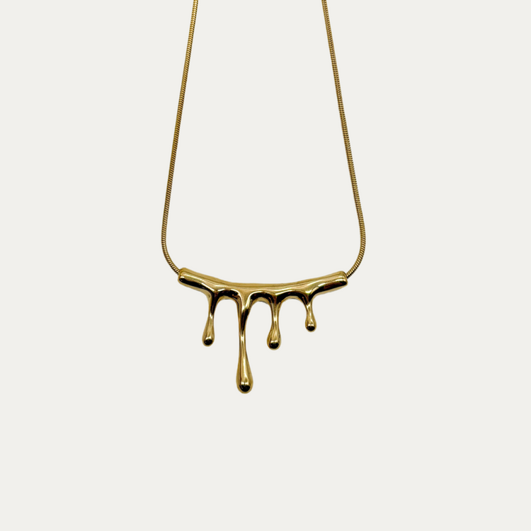 Gold Drip Necklace