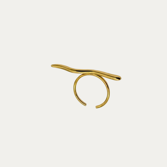 Gold Wave Ring