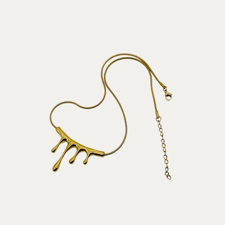 Gold Drip Necklace