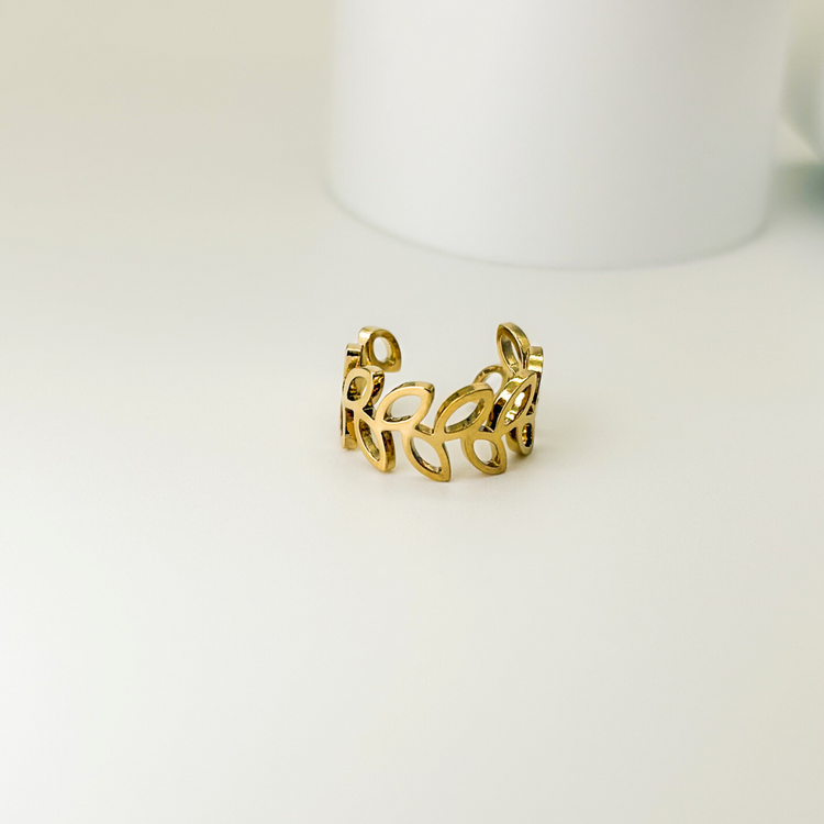 Gold Leaf Ear Cuff
