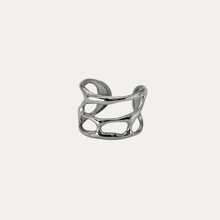 Silver Wave Ring