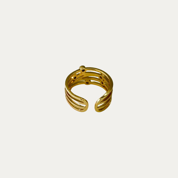 Multi-Band Gold Ring