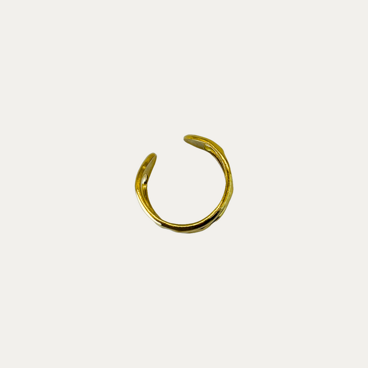 Gold Wave Ring