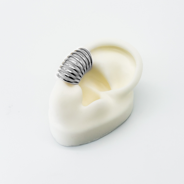 Silver Wide Ear Cuff