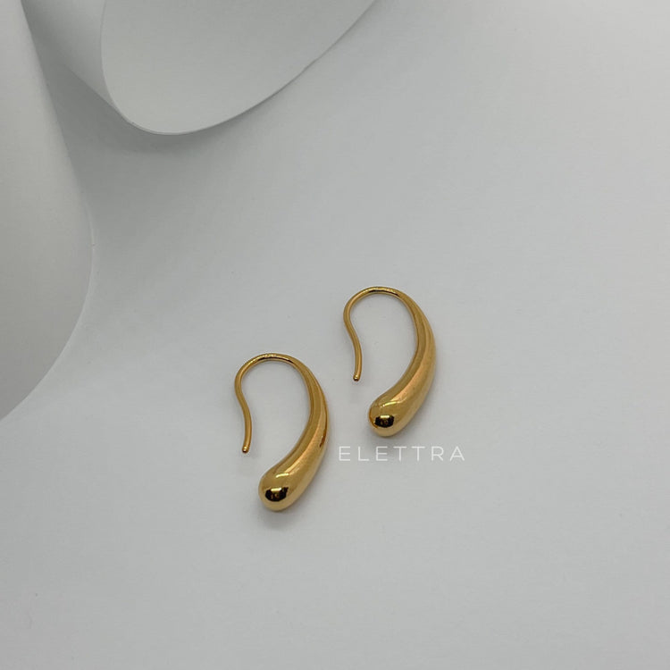 Gold Teardrop Earrings