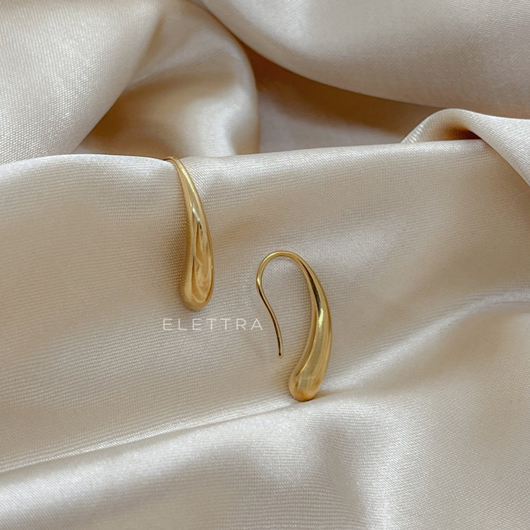 Gold Teardrop Earrings
