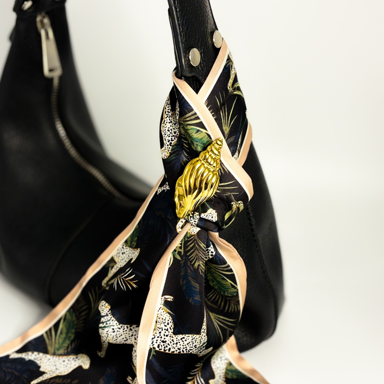 Gold Shell Brooch Pin