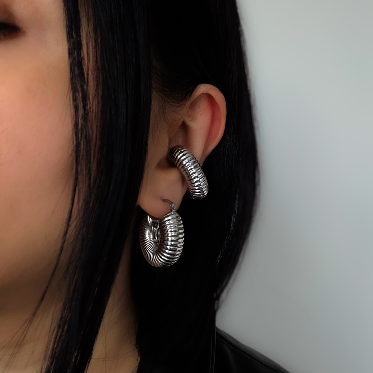Silver Ear Cuff