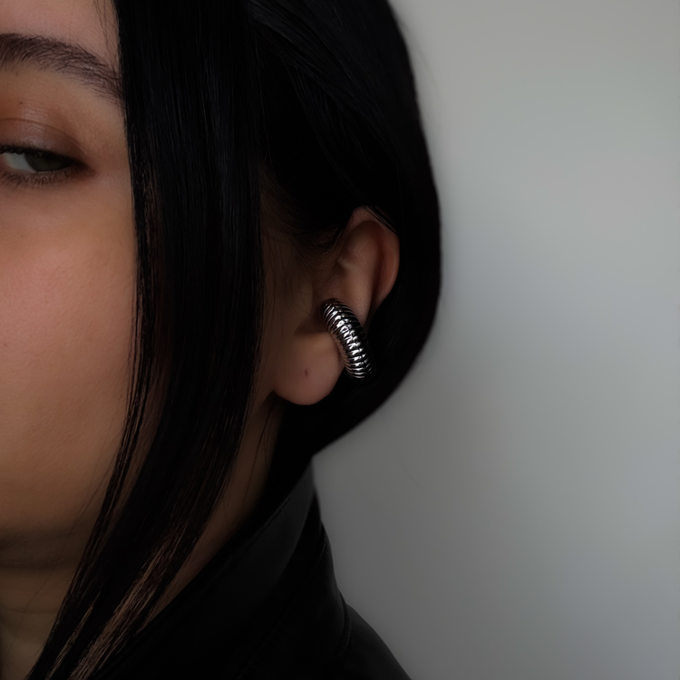 Silver Ear Cuff