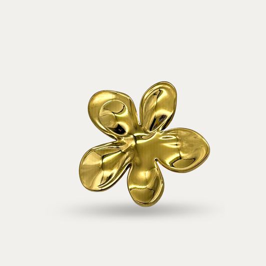 Gold Daisy Brooch Pin