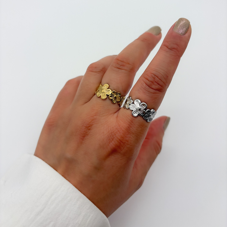 Gold Flower Ring