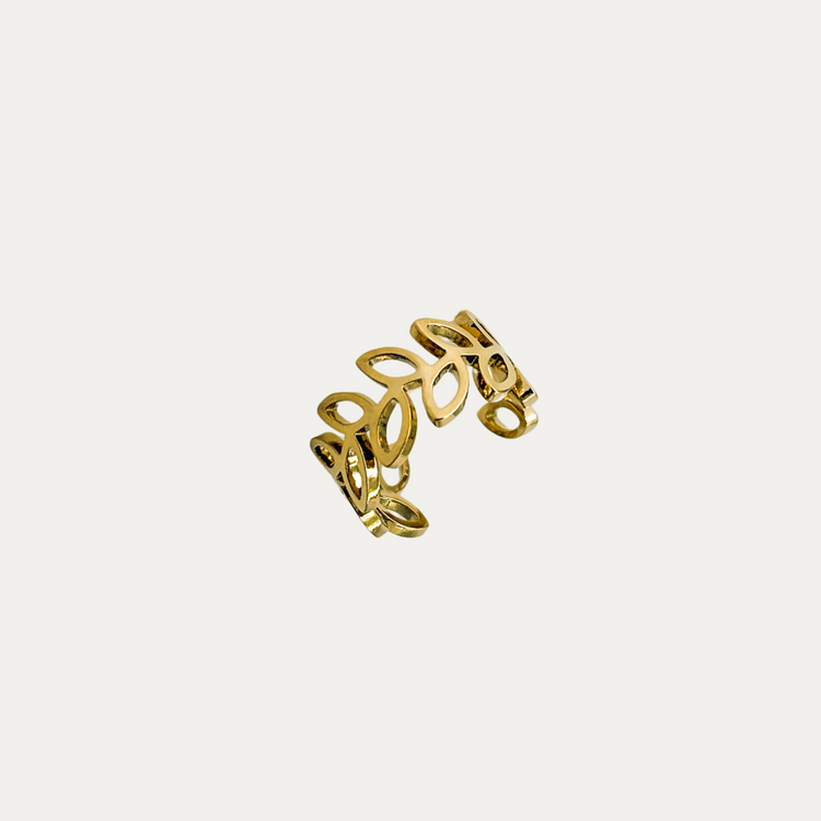 Gold Leaf Ear Cuff