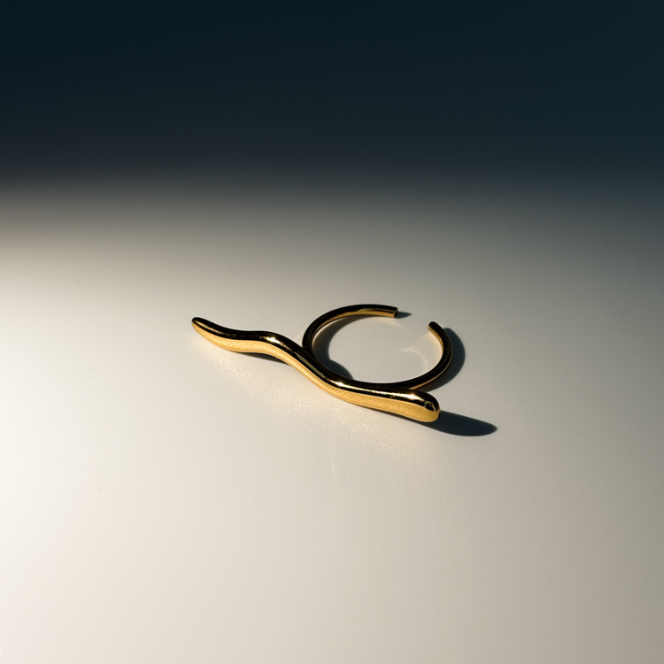 Gold Wave Ring