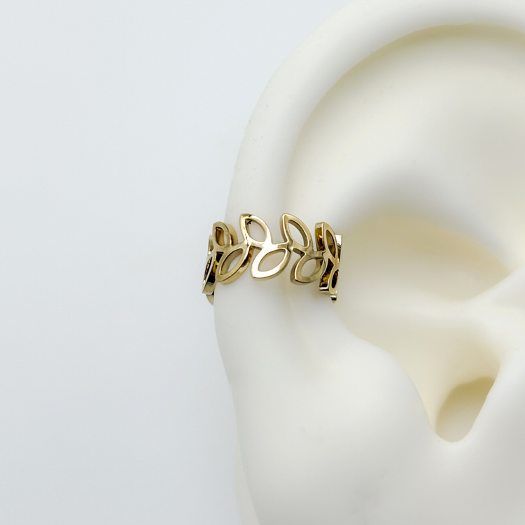 Gold Leaf Ear Cuff