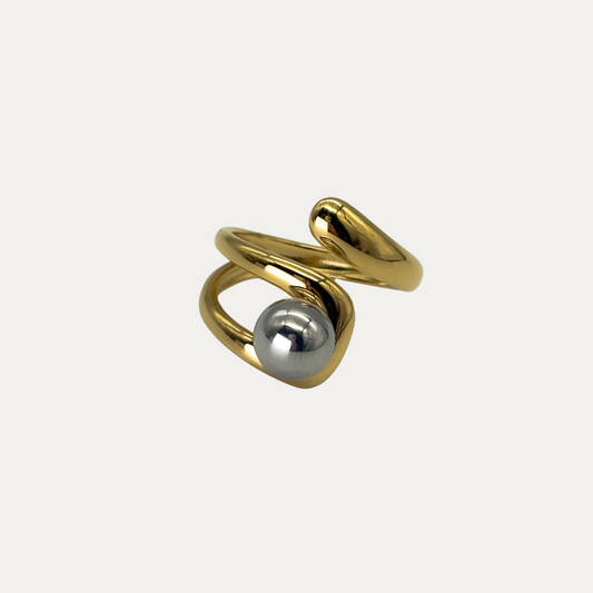 DUAL-TONE BALL RING