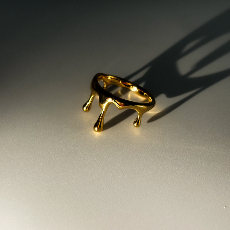 Gold Drip Ring