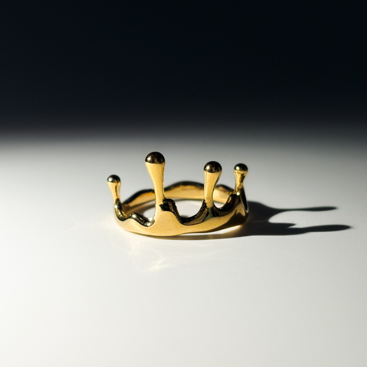 Gold Drip Ring