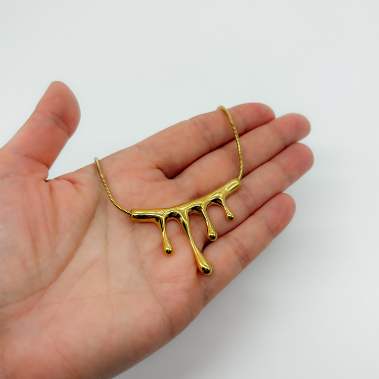 Gold Drip Necklace