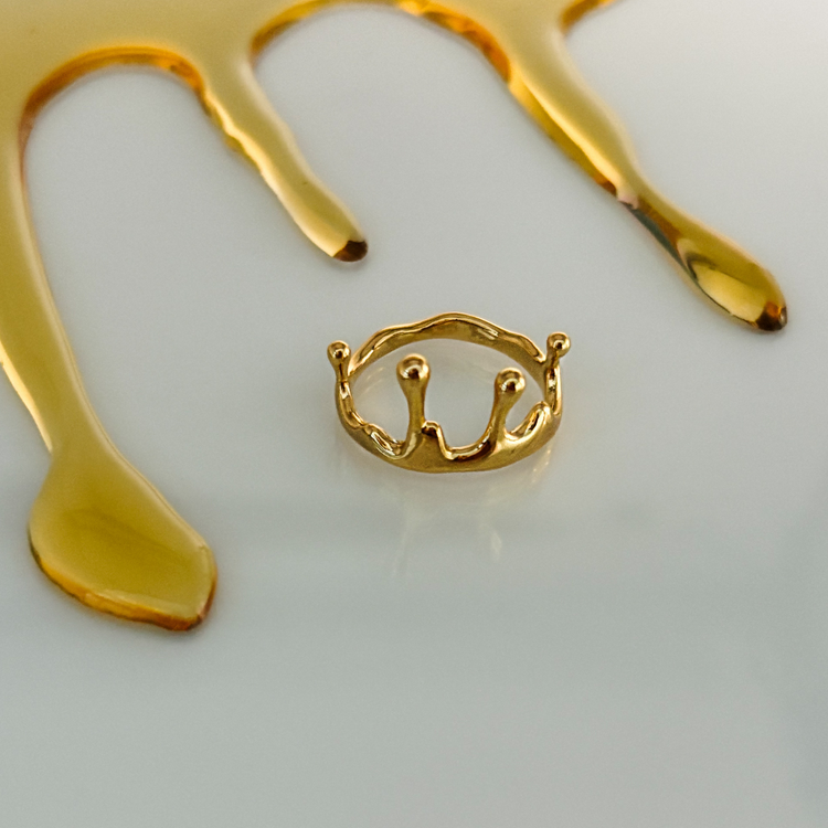 Gold Drip Ring