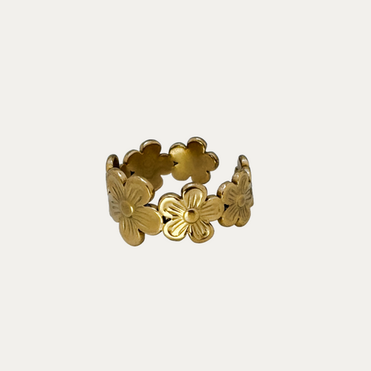 Gold Flower Ring