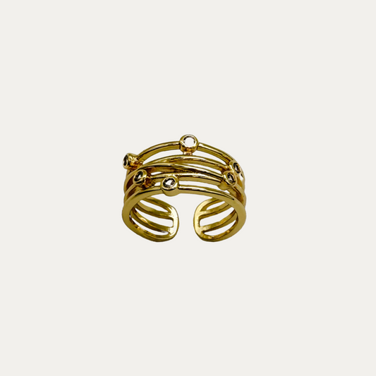 Multi-Band Gold Ring