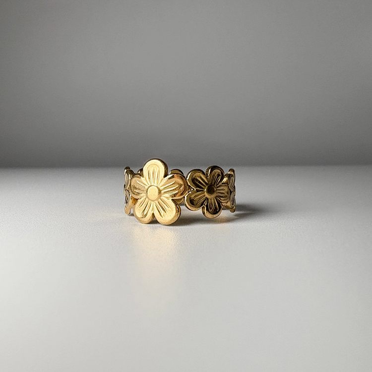 Gold Flower Ring