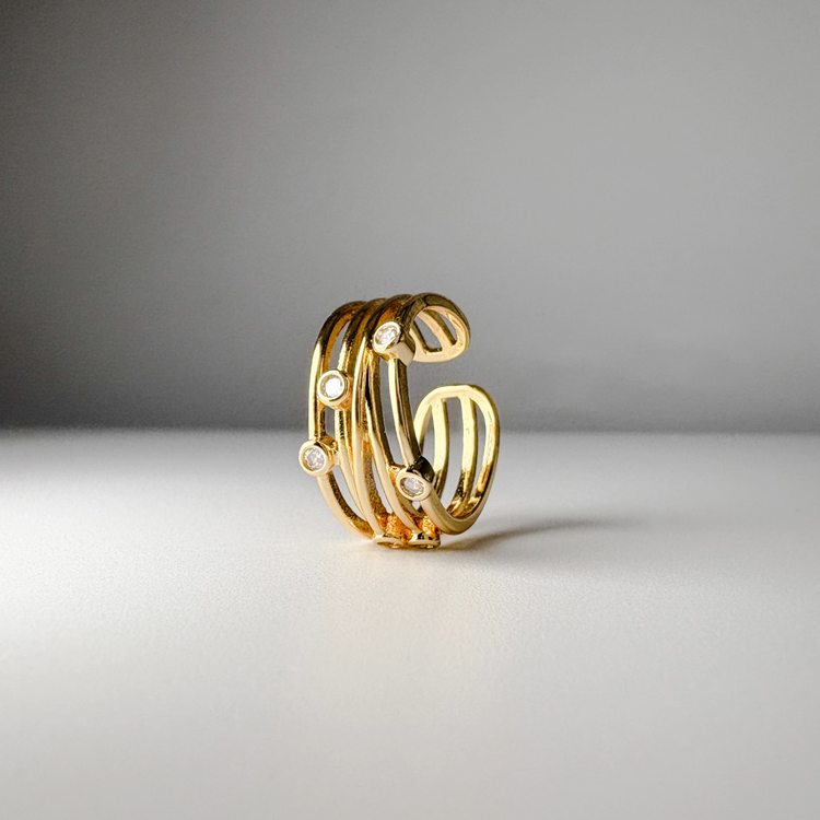 Multi-Band Gold Ring