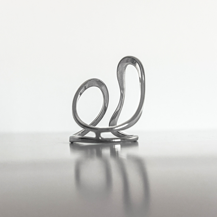Silver Wavy Ring